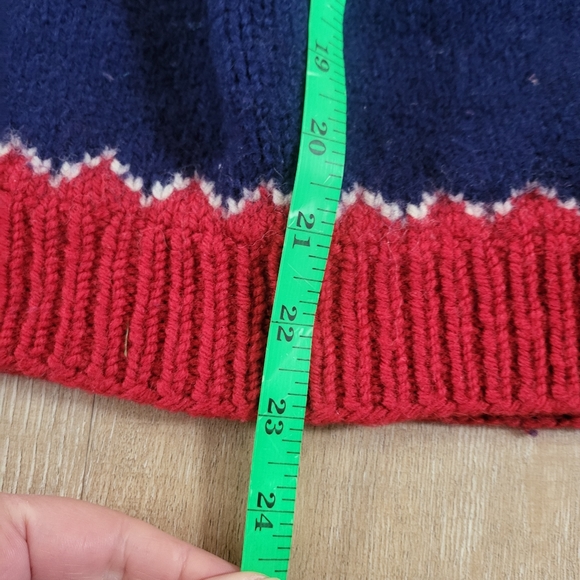 Vintage 70's Grieder Hand Knitted Sweater Size Large - Picture 5 of 10